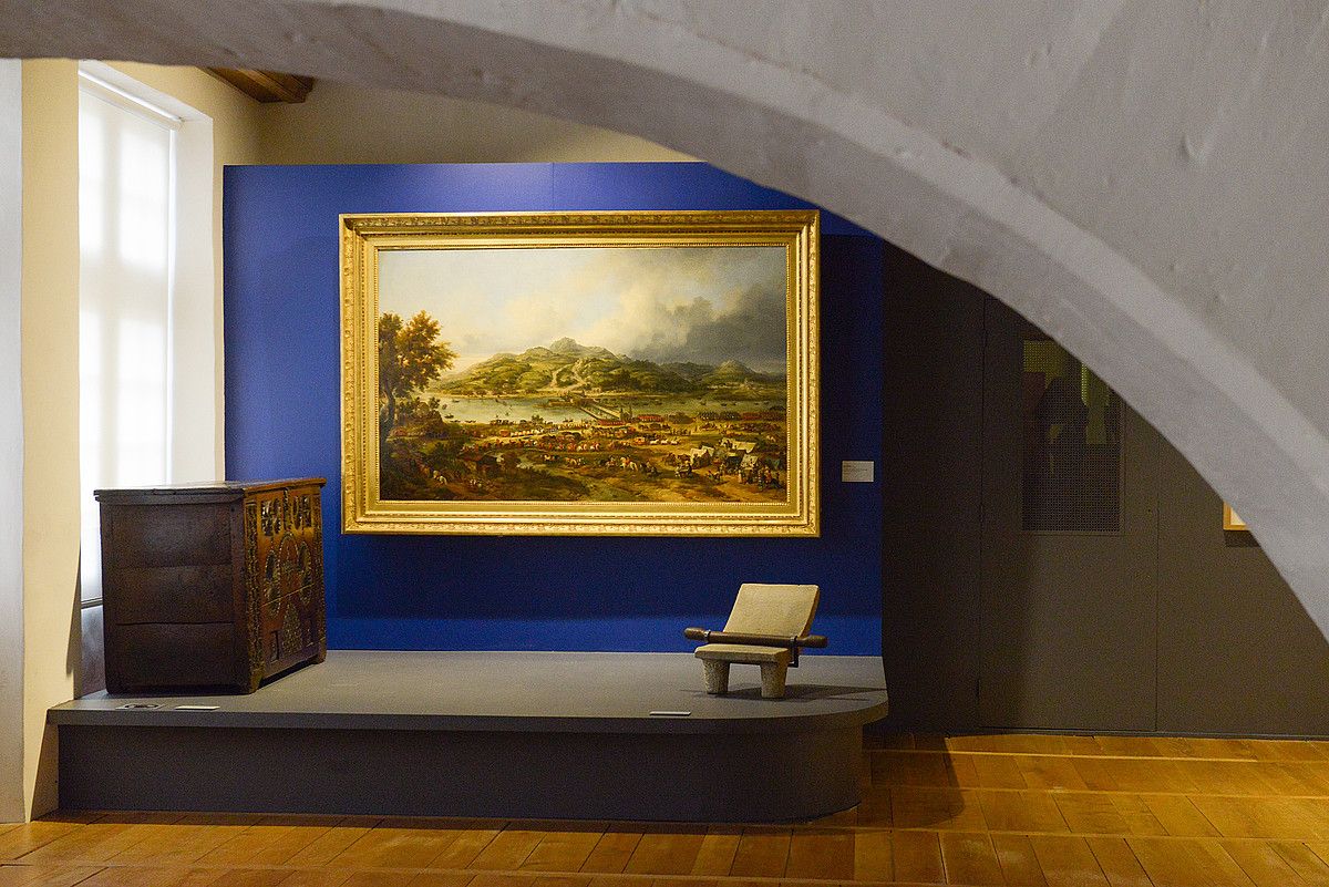 Erakusketan ikusgai dagoen obra bat. ISABELLE MIQUELESTORENA. Erakusketan ikusgai dagoen obra bat. ISABELLE MIQUELESTORENA.