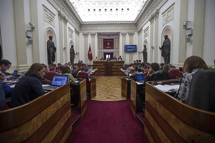 Arabako Batzar Nagusietako osoko bilkura bat, artxiboko irudian. JUANAN RUIZ / FOKU