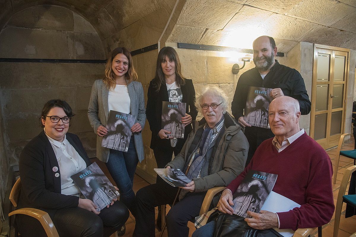 Euskal literaturak 2015-2016 ikasturtean utzitakoa jaso eta aztertu du Hegats aldizkariak. ANDONI CANELLADA / ARGAZKI PRESS.