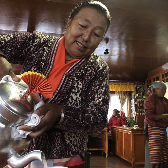 Ang Zerki, Khumjung herrian (Nepal).