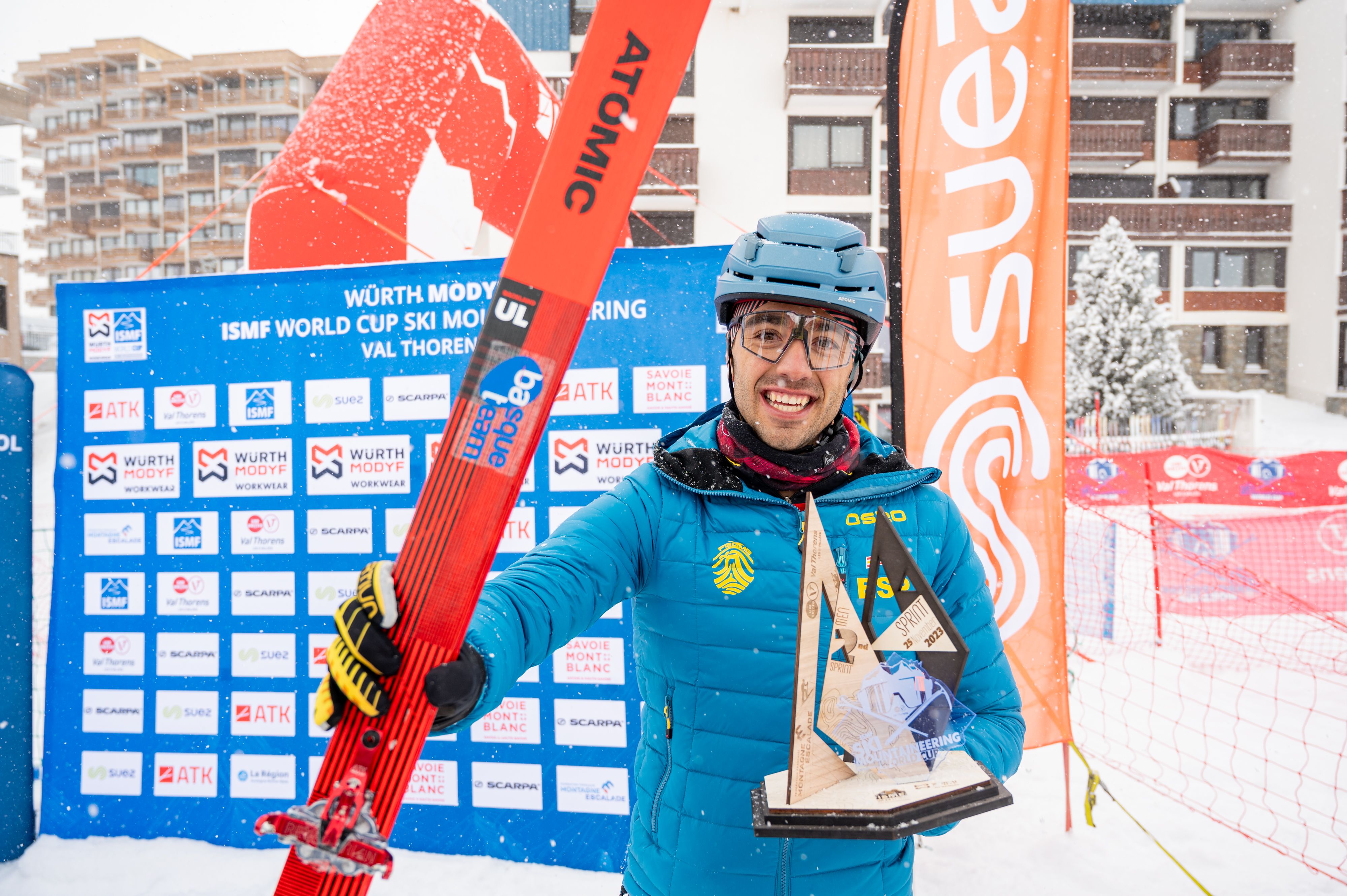 IÃ±igo Martinez de Albornoz zilarra Val Thorenseko Munduko Kopan