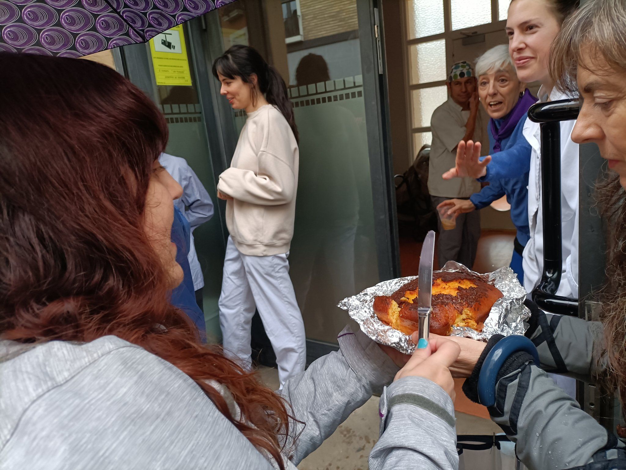 Gosaria banatu diete Iruñeko Nuestra Señora de los Angeles ikastetxeko irakasleei. BERRIA