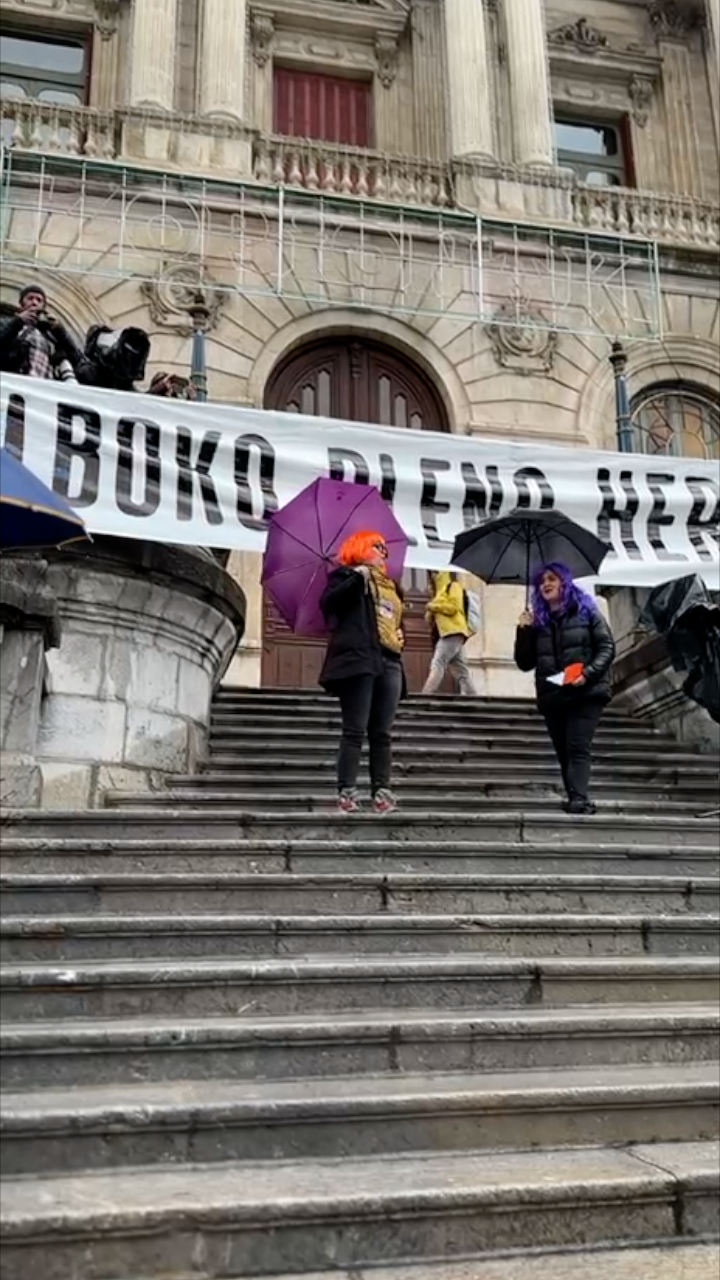Greba Feminista Orokorra: auzotarren plenoa Bilbon
