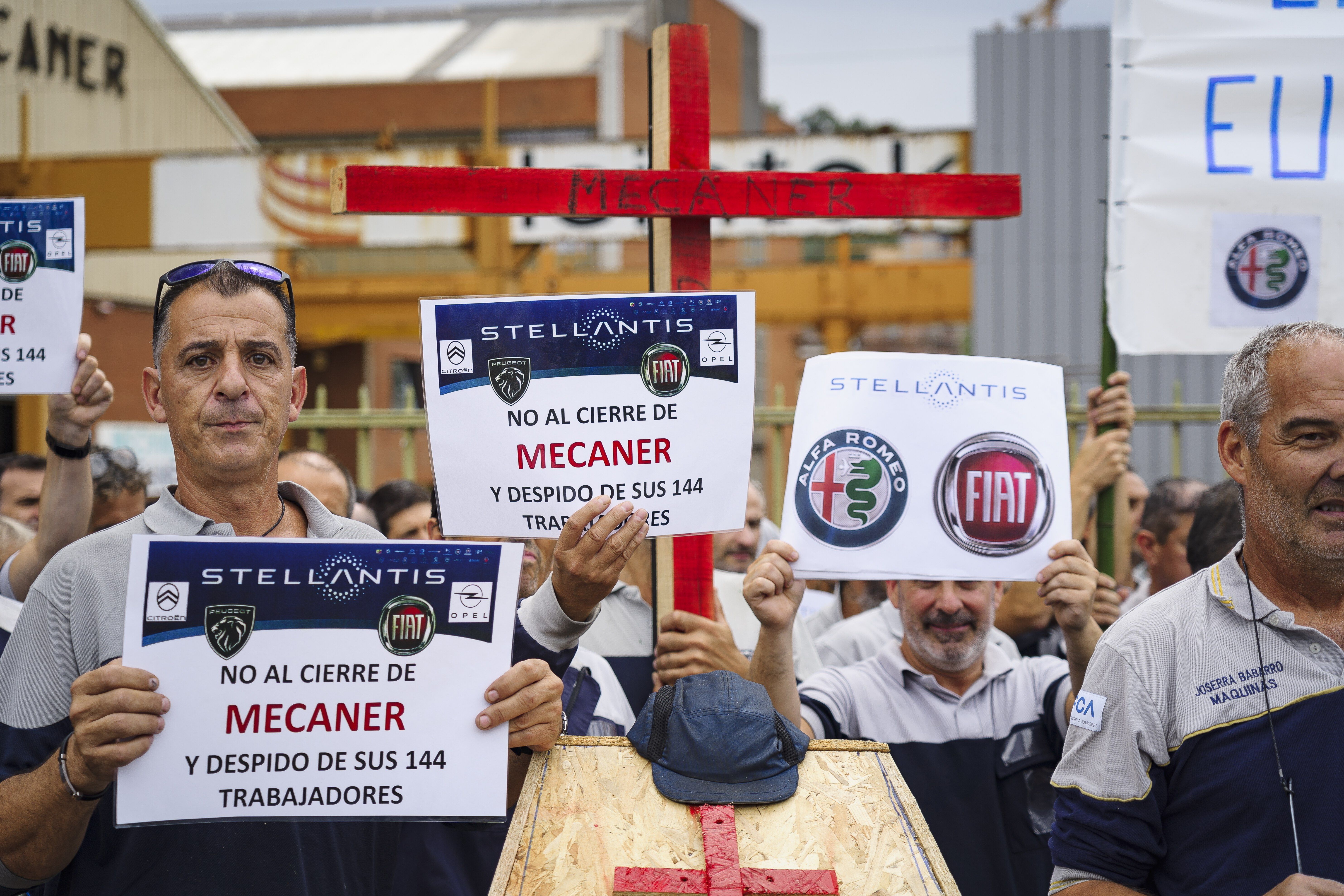 Mecanerreko langileen protesta ekintza bat. ARITZ LOIOLA / FOKU