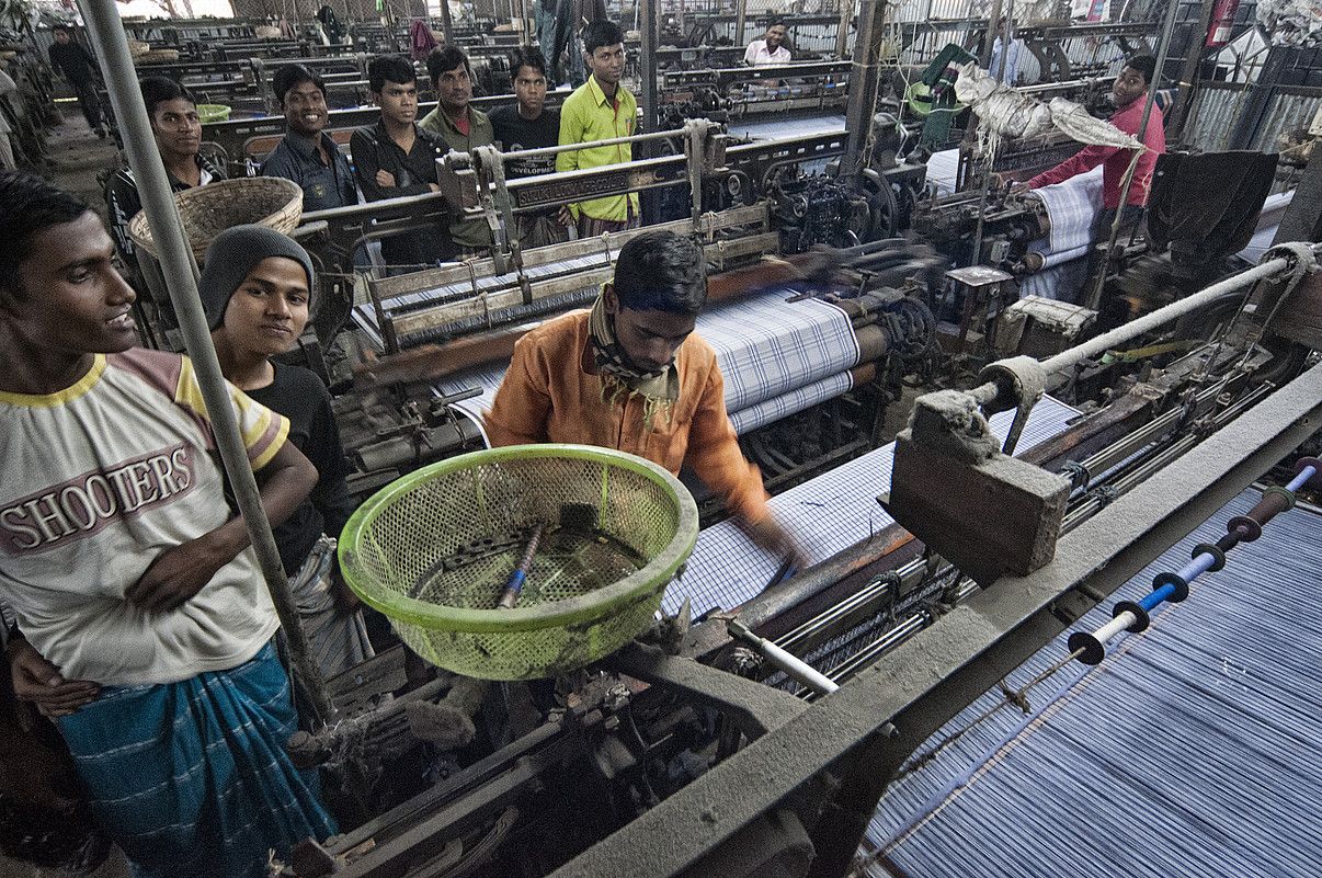 Bangladeshko fabrika zaharkitu bat. ZIGOR ALDAMA.