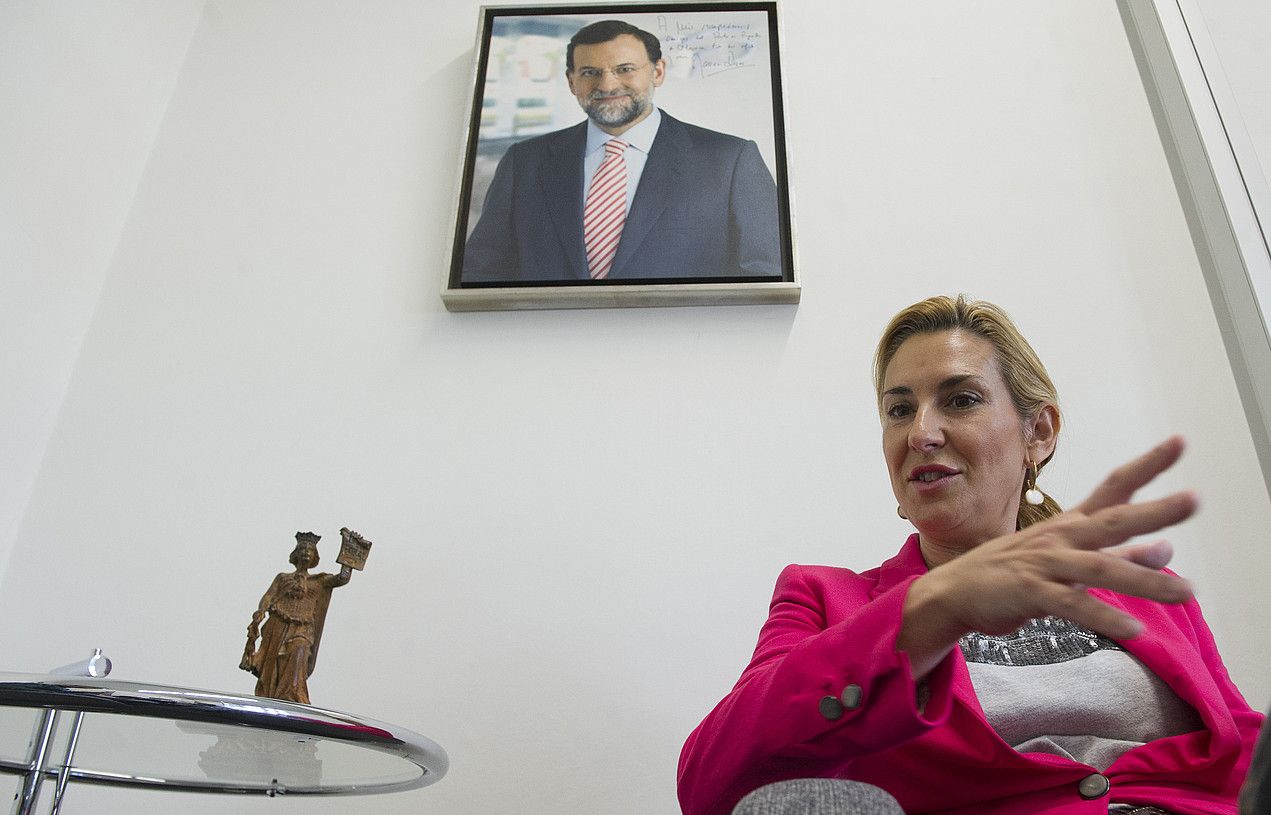 Ana Beltran Nafarroako PPko burua, artxiboko irudi batean. JAGOBA MANTEROLA / ARP. Ana Beltran Nafarroako PPko burua, artxiboko irudi batean. JAGOBA MANTEROLA / ARP.