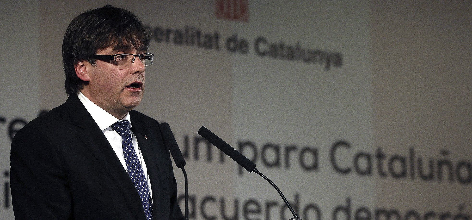 Carles Puigdemont Kataluniako presidentea, atzo, Madrilen. FERNANDO ALVARADO / EFE. Carles Puigdemont Kataluniako presidentea, atzo, Madrilen. FERNANDO ALVARADO / EFE.