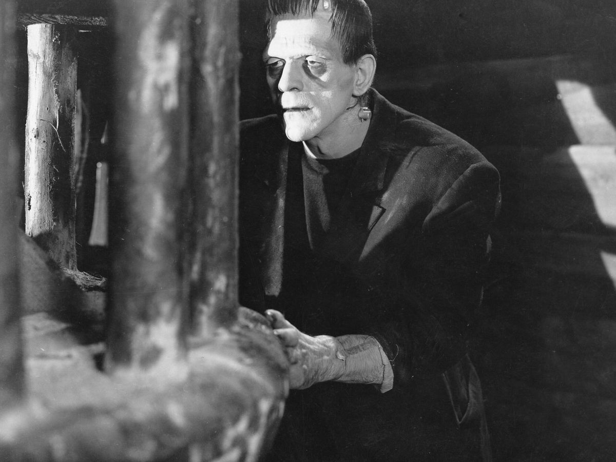 Boris Karloff, 'Frankenstein' filmean. Boris Karloff, 'Frankenstein' filmean.