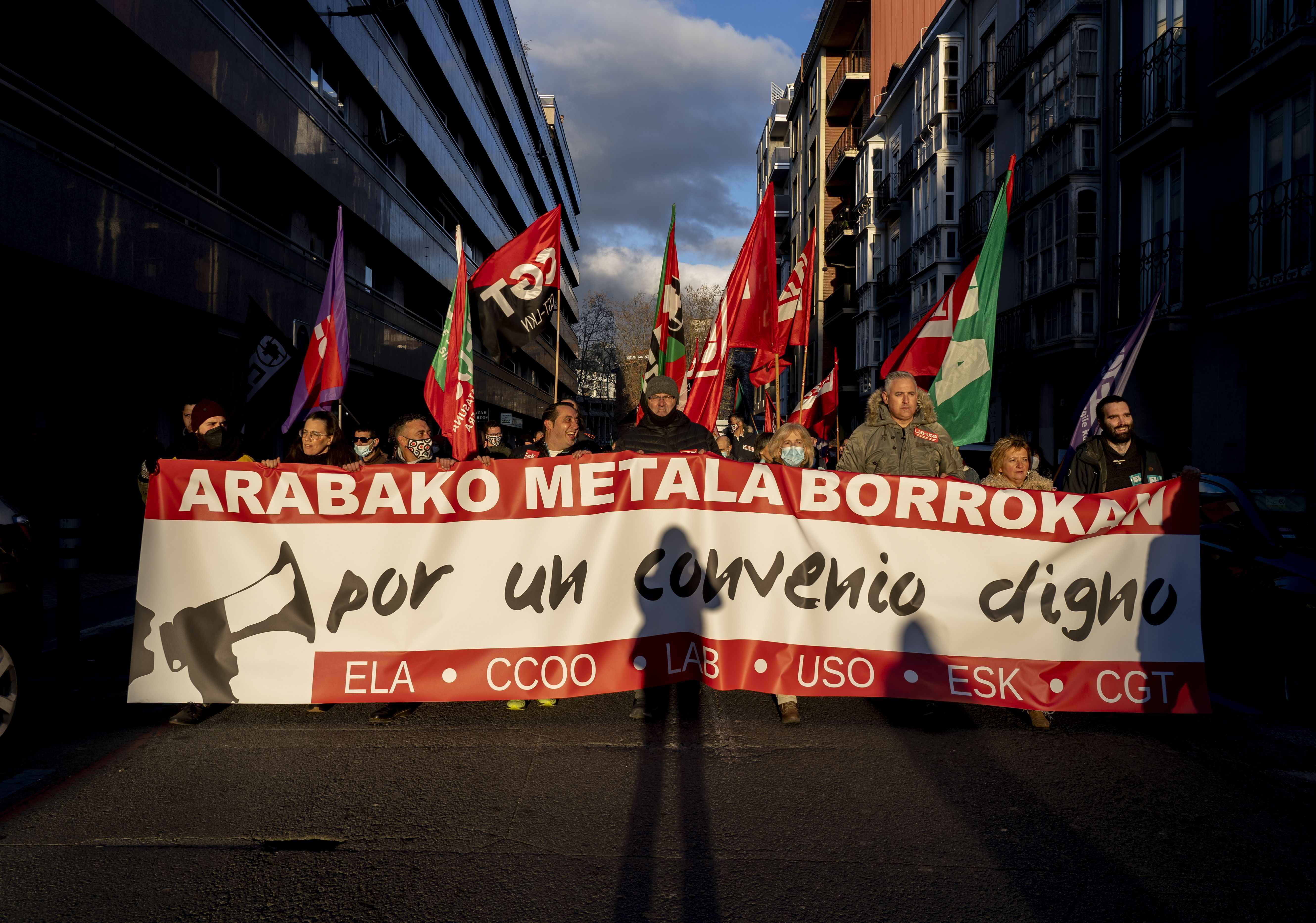 Arabako metalgintzaren protesta bat. RAUL BOGAJO / FOKU