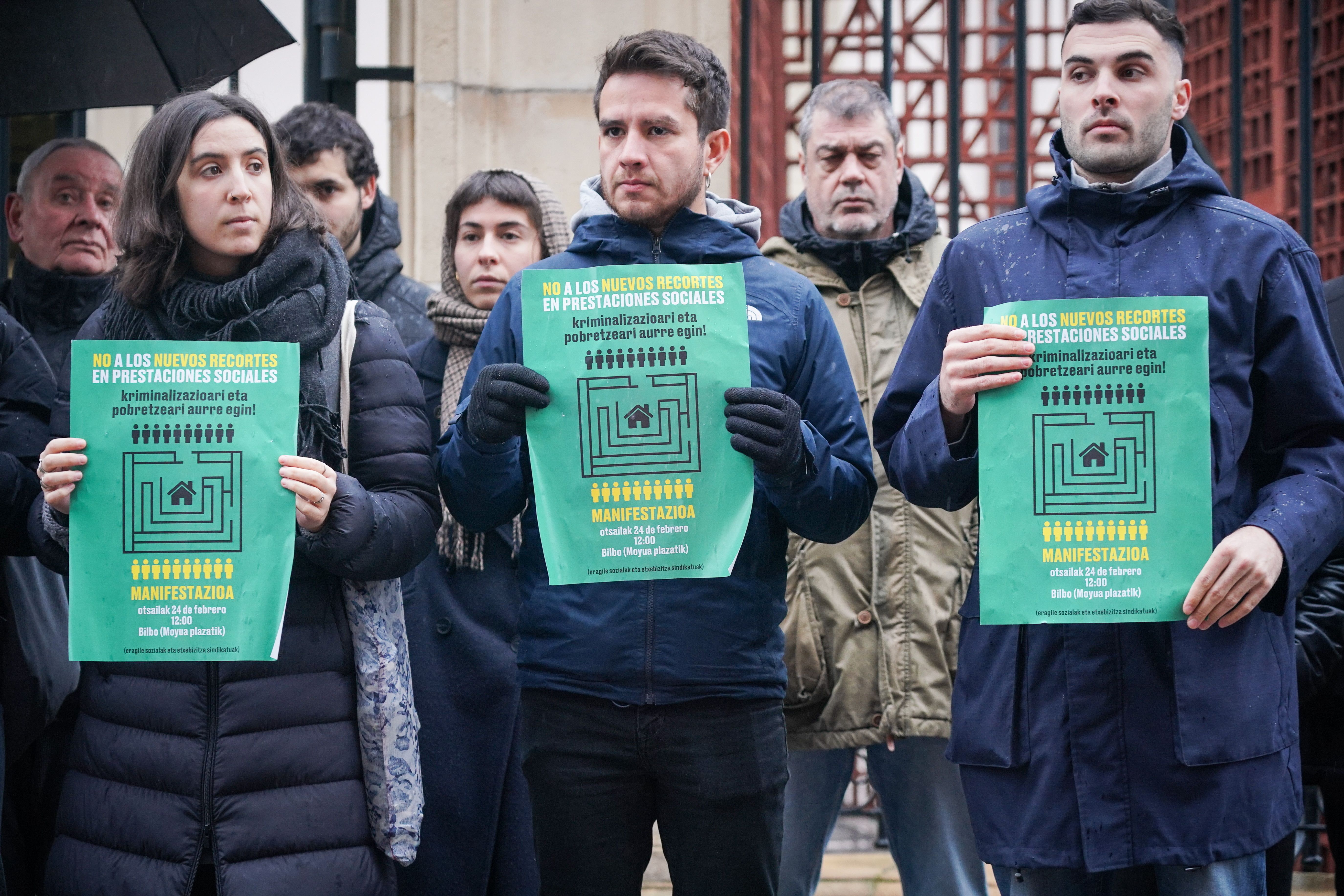 (ID_13503024) (Endika Portillo/@FOKU) 2024-01-16, Gasteiz. Argilan-ESK eta Berri-Otxoak gizarte-bazterkeriaren aurkako eta gizarte-...