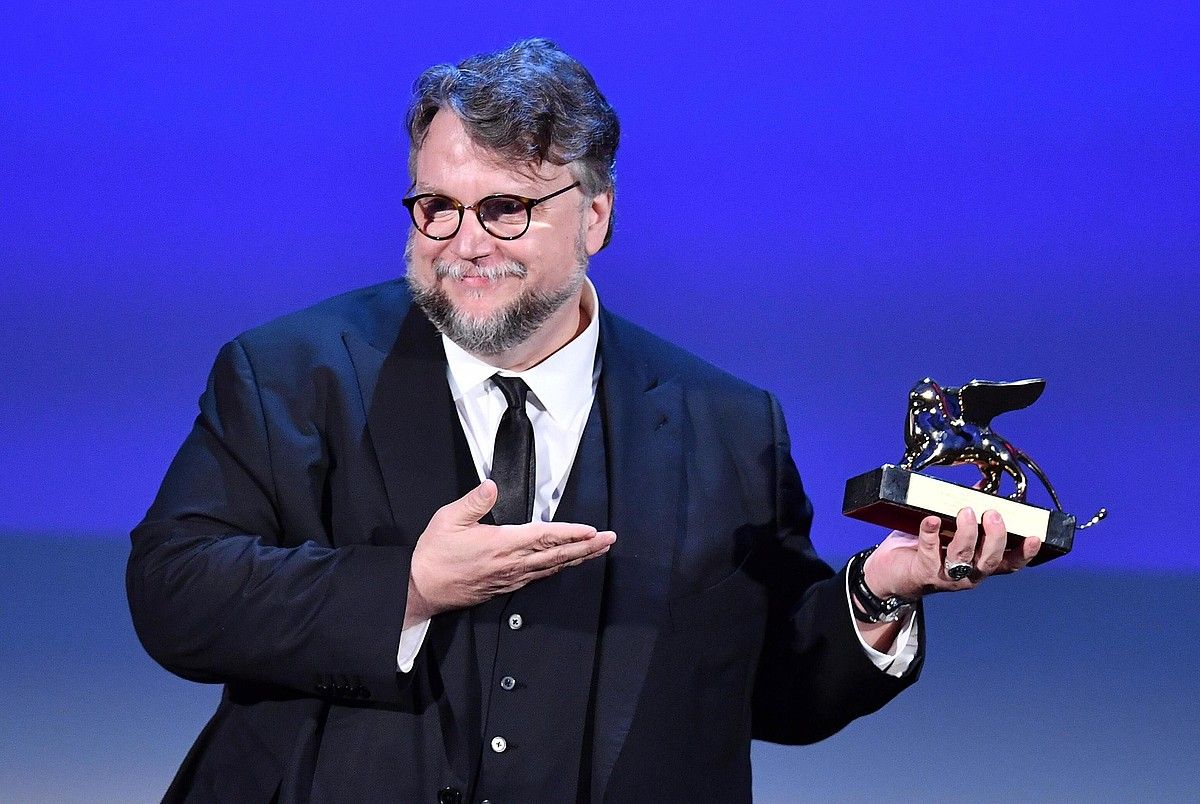 Guillermo del Torok jaso zuen zinemaldiko sari nagusia. ETTORE FERRARI / EFE.