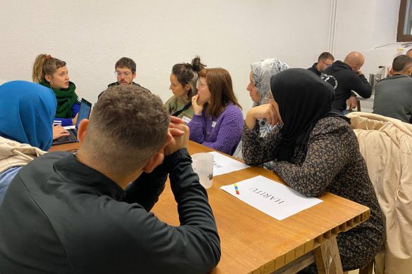 Euskal Herriko etxebizitza sindikatuen topaketak, Ordizian (Gipuzkoa), joan den urrian. HARITU Euskal Herriko etxebizitza sindikatuen topaketak, Ordizian (Gipuzkoa), joan den urrian. HARITU