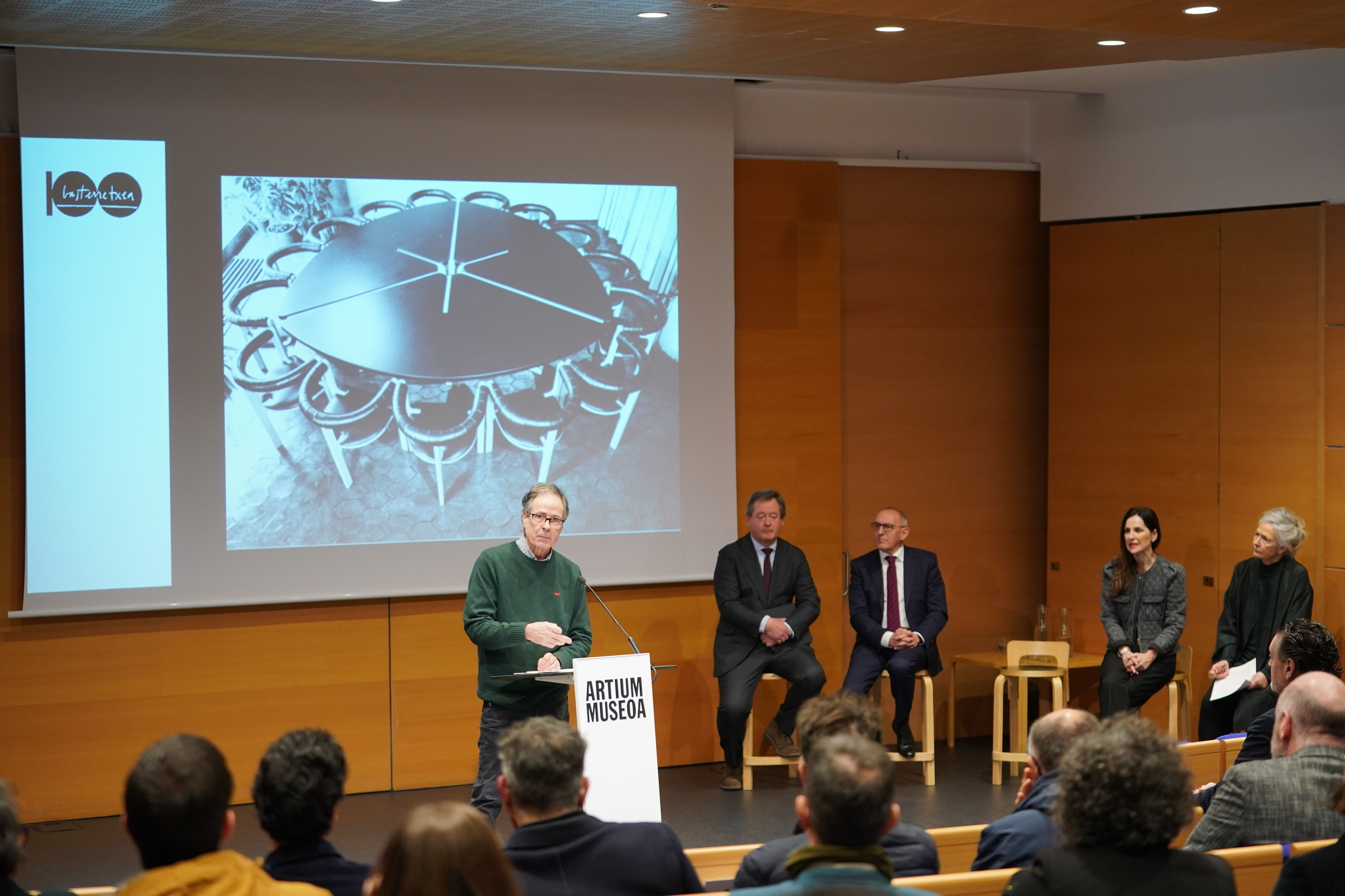 (ID_13536184) (Endika Portillo/@FOKU) 2024-01-26, Gasteiz. Néstor Basterretxearen jaiotzaren mendeurrena ospatzeko egitarauaren au...