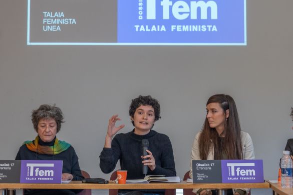 Talaia Feministaren aurkezpena, gaur. A. CANELLADA / FOKU Talaia Feministaren aurkezpena, gaur. A. CANELLADA / FOKU