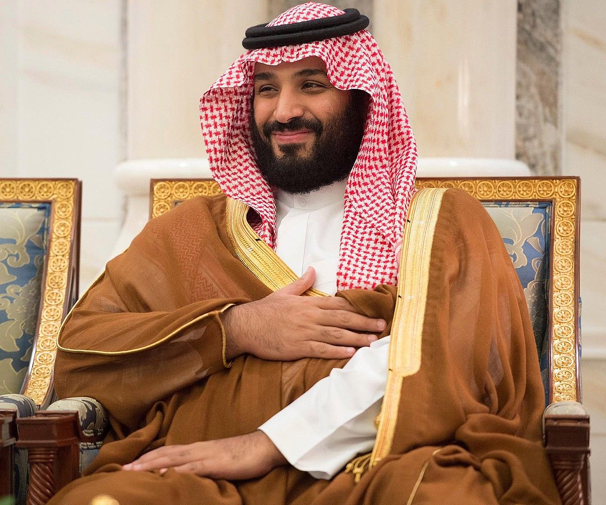 Mohamed bin Salman, Saudi Arabiako printze oinordekoa, Mekan. SPA / EFE.