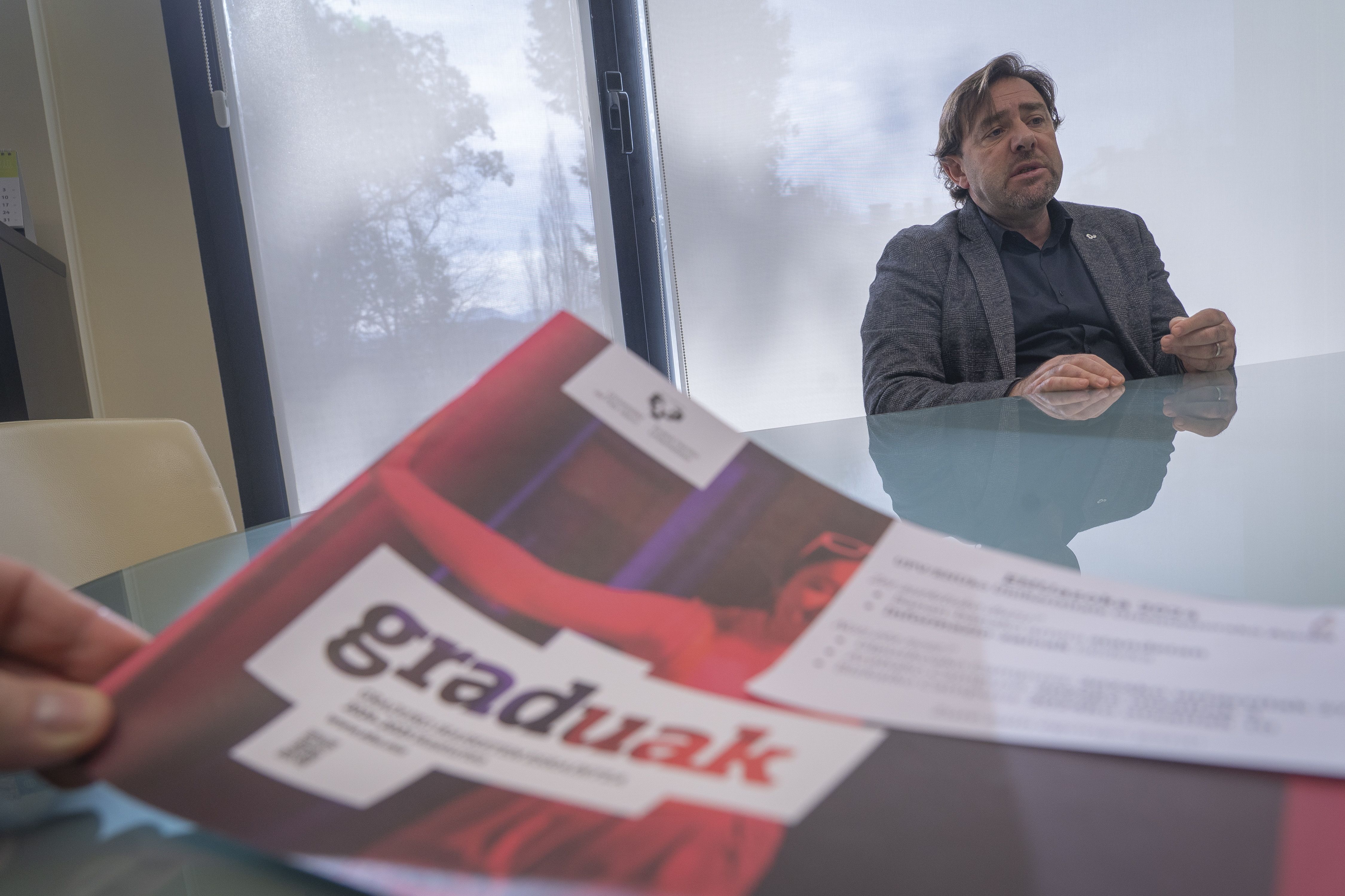 (ID_13545608) (Gorka Rubio/@FOKU) 2024-01-29, Donostia. Fernando Tapia EHUko Ikasleen errektoreordea