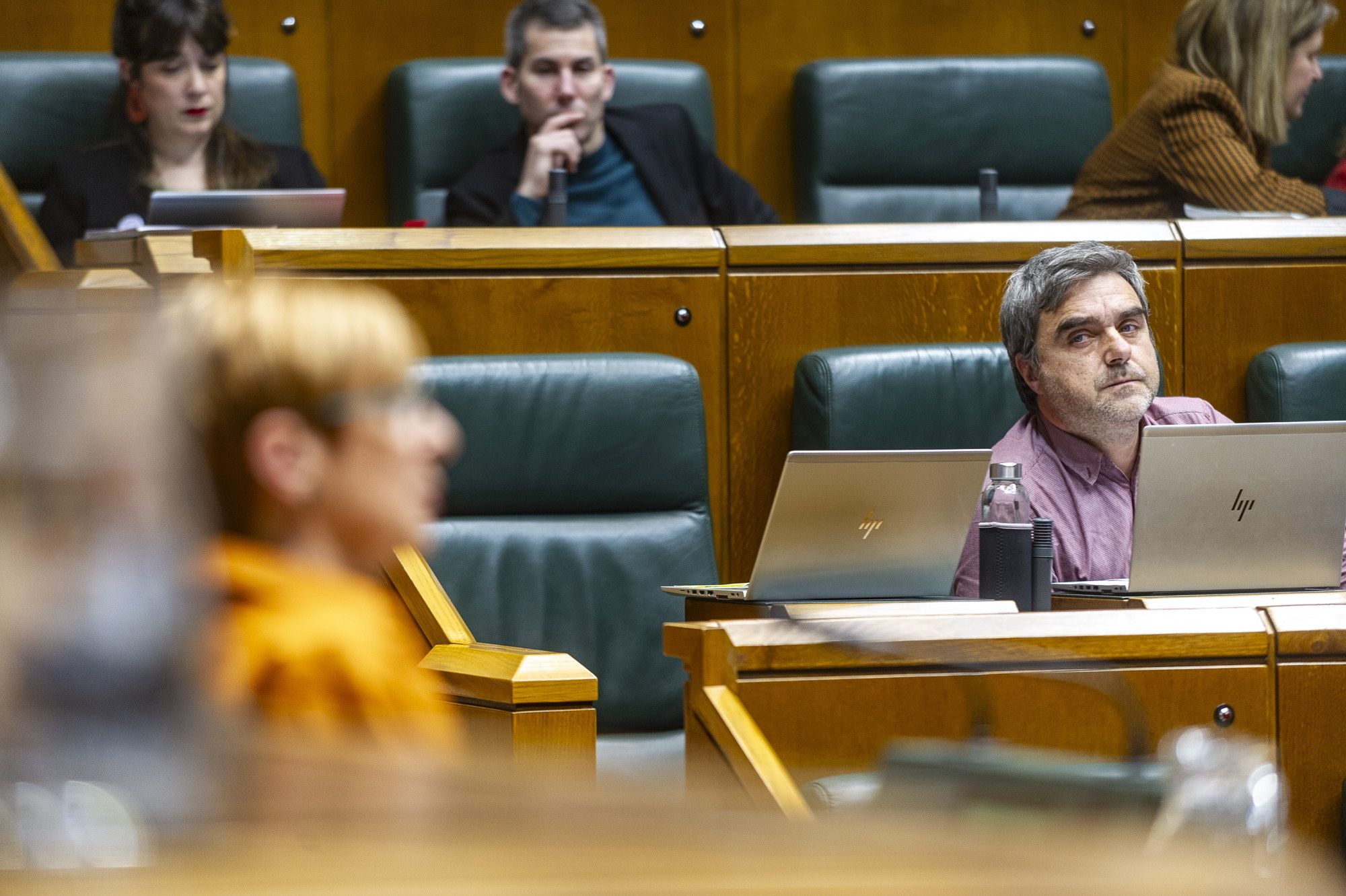 Trantsizio Energetikorako eta Klima Aldaketarako Legearen eztabaida gaur, Eusko Legebiltzarrean. JAIZKI FONTANEDA / FOKU