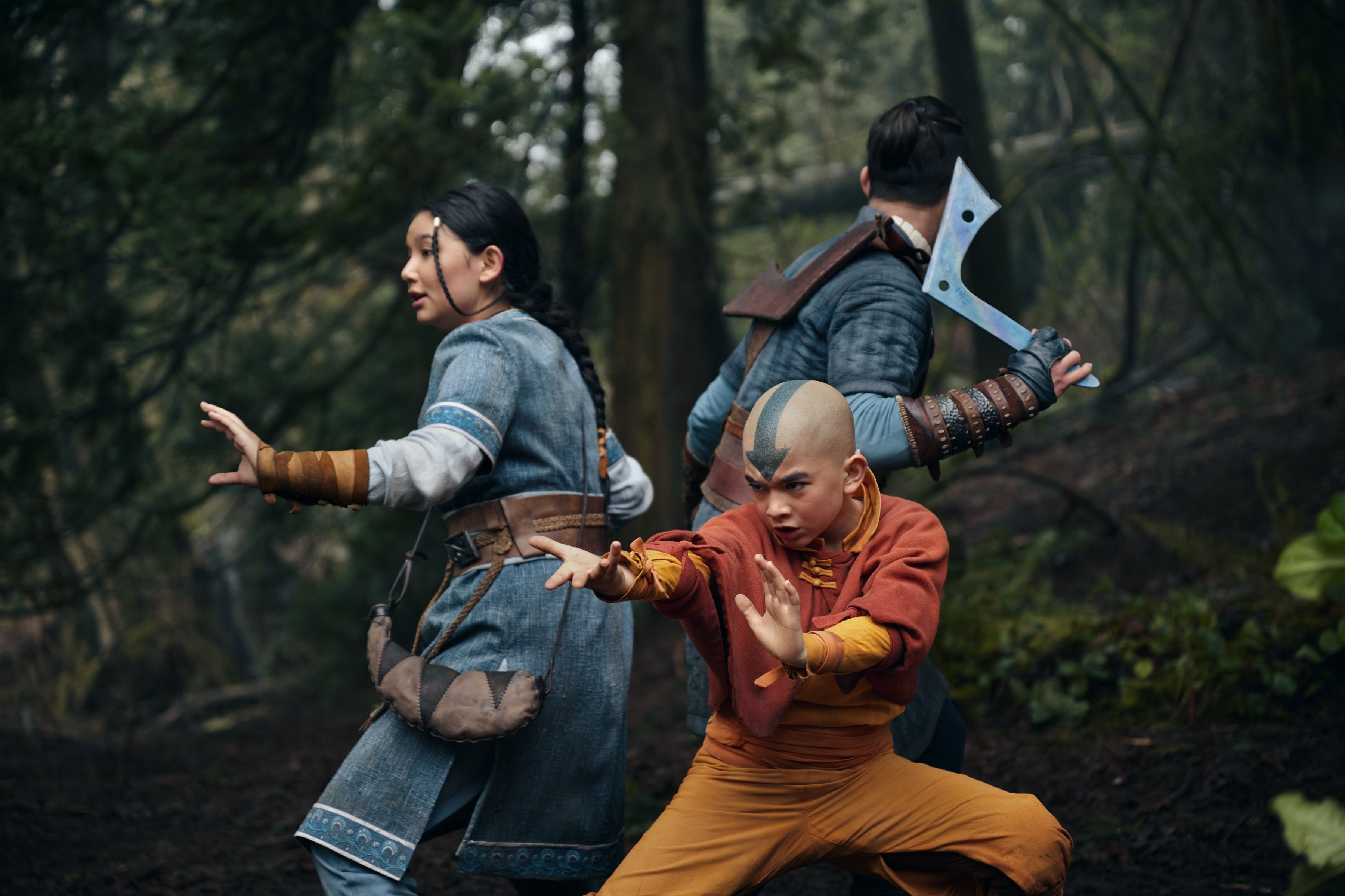 'Avatar: The Last Airbender' telesaila. NETFLIX