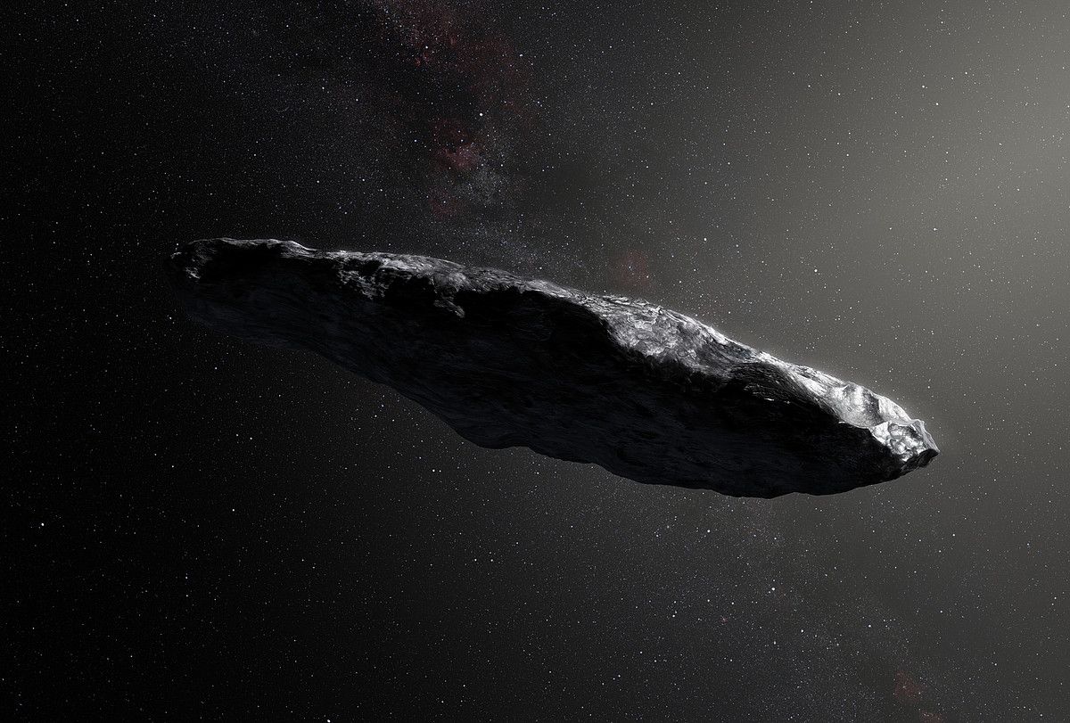 'Oumuamuaren irudikapen artistikoa. M. KORNMESSER / ESO.