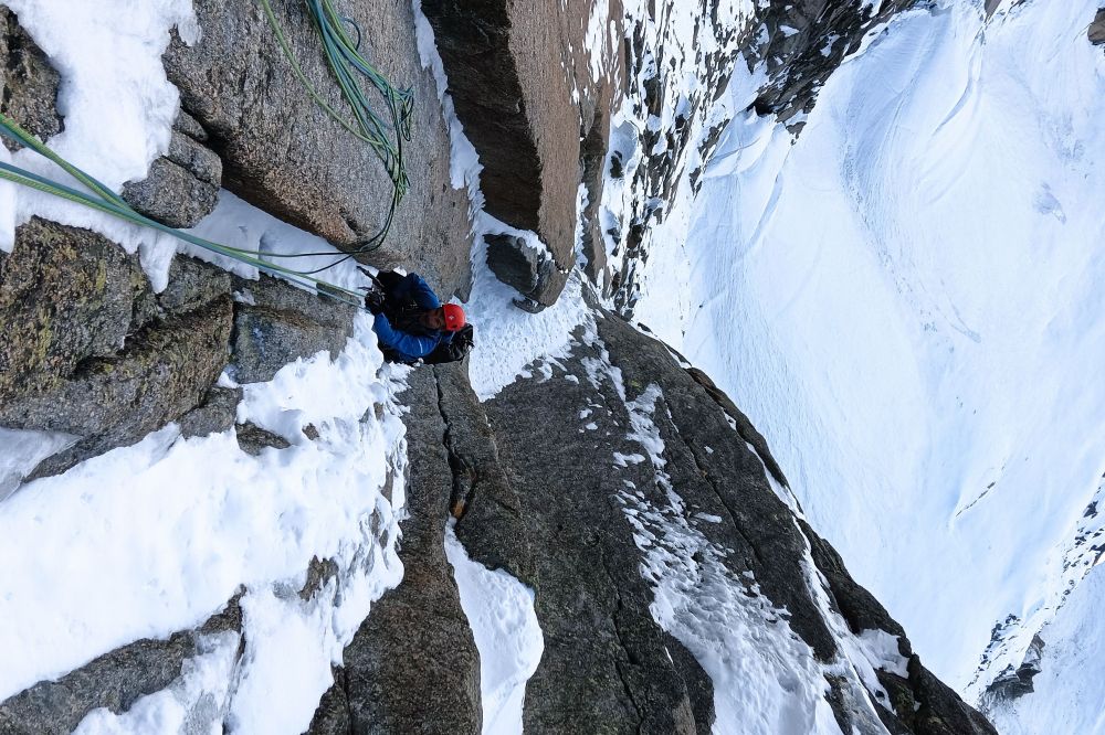 Pointe de Nantillonseko eskalada