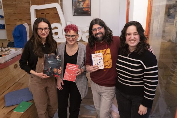 Animalistak taldeko Irene Barañano, Zaunk taldeko Olaia Garaialde, Nor taldeko Eñaut Retegi eta Zaunk-eko Itsaso Jauregi, otsailaren 16an, Iruñeko Laban. IÑIGO URIZ / FOKU Animalistak taldeko Irene Barañano, Zaunk taldeko Olaia Garaialde, Nor taldeko Eñaut Retegi eta Zaunk-eko Itsaso Jauregi, otsailaren 16an, Iruñeko Laban. IÑIGO URIZ / FOKU