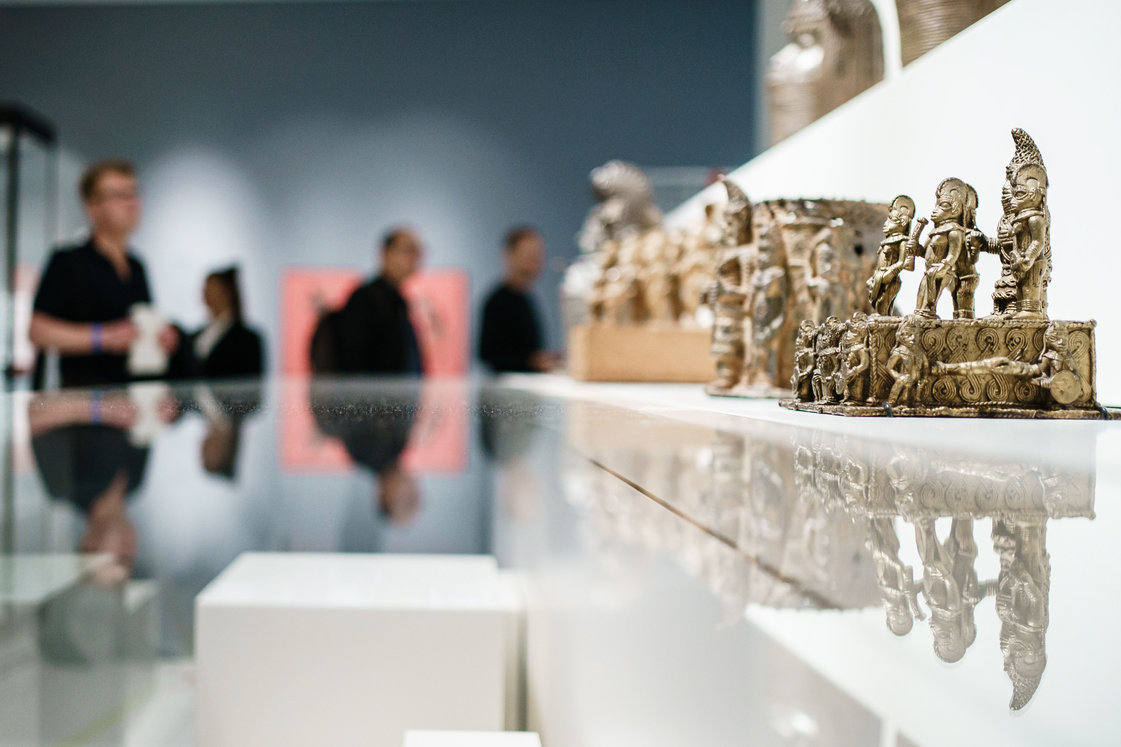 GERMANY EXHIBITION BENIN BRONZES