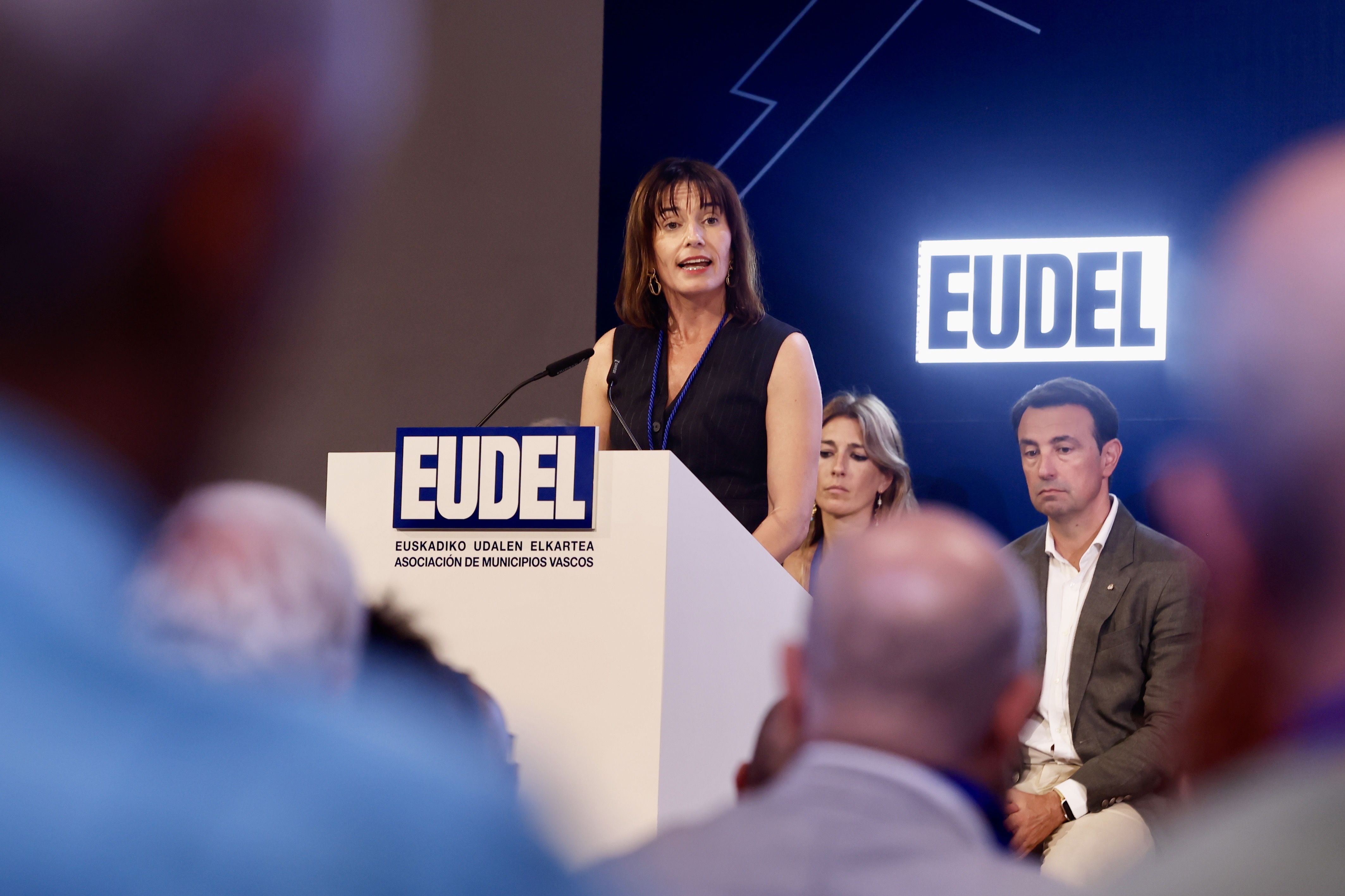 Esther Apraiz, irailean Eudeleko presidente izendatu zutenean, irailean. JAVI COLMENERO / EFE