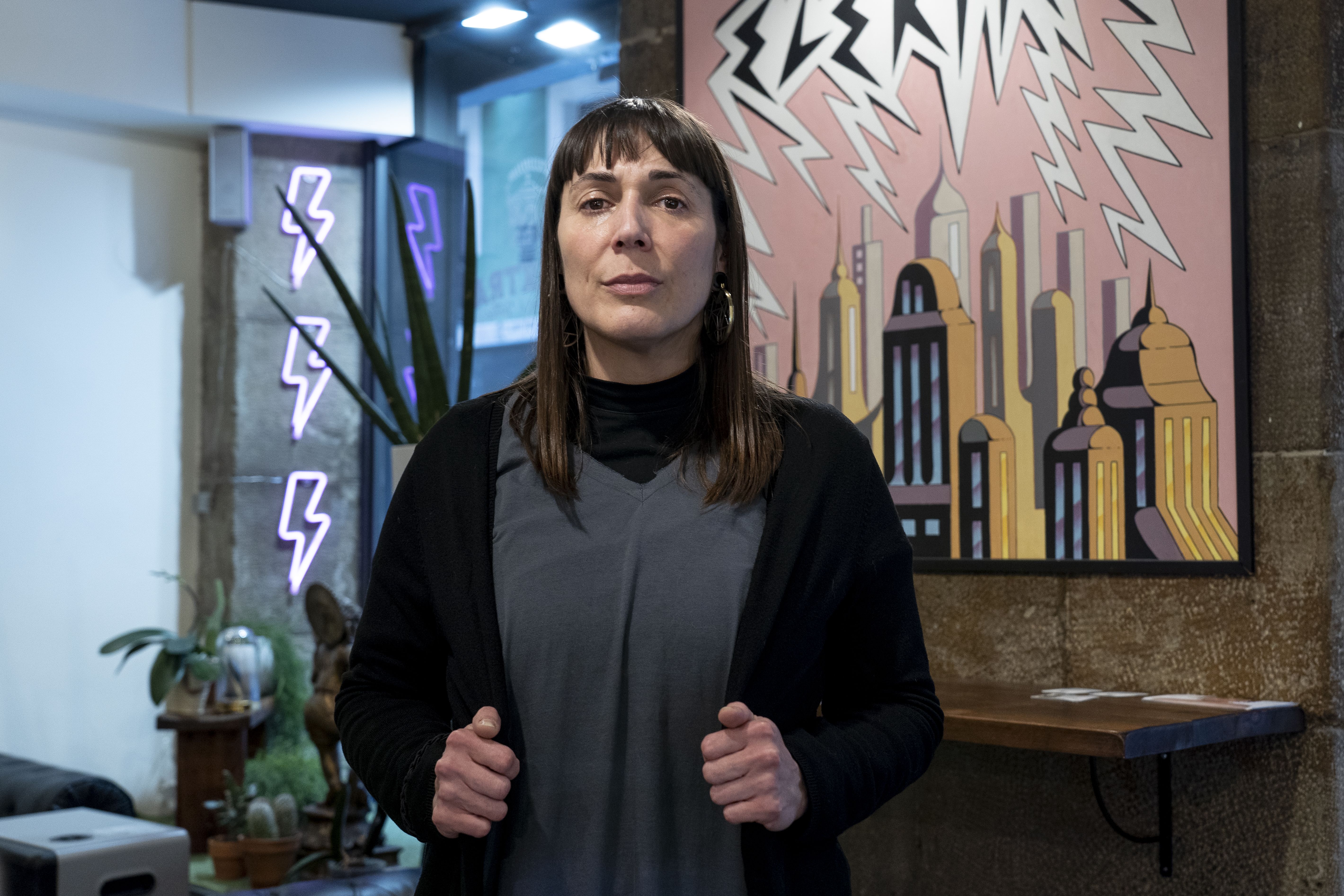 (ID_13634886) (Iñigo Uriz/@FOKU) 2024-02-23,Iruñea. Monika Elektra musika elektronikoa egiten duen musikaria
