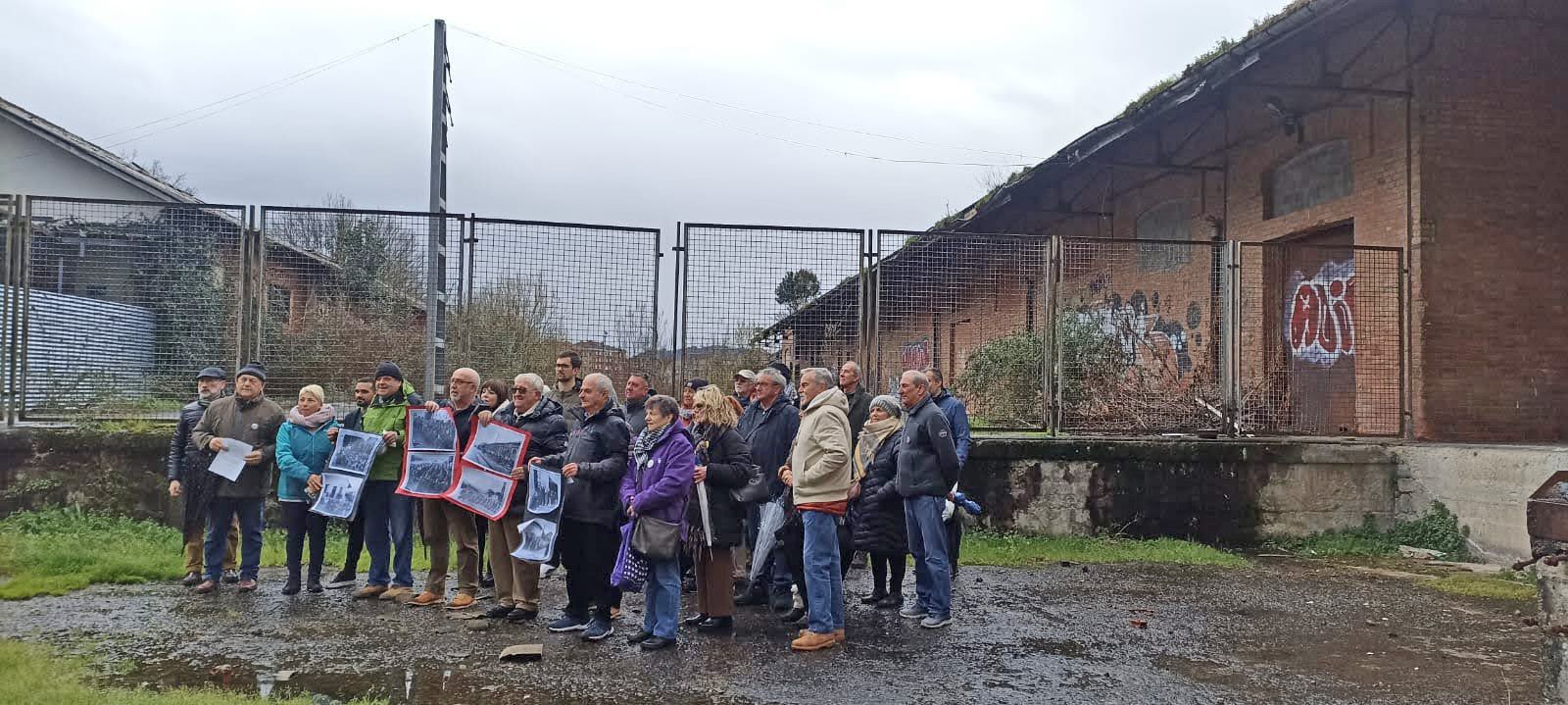 Irunen gaur egin duten elkarretaratzea. BERRIA