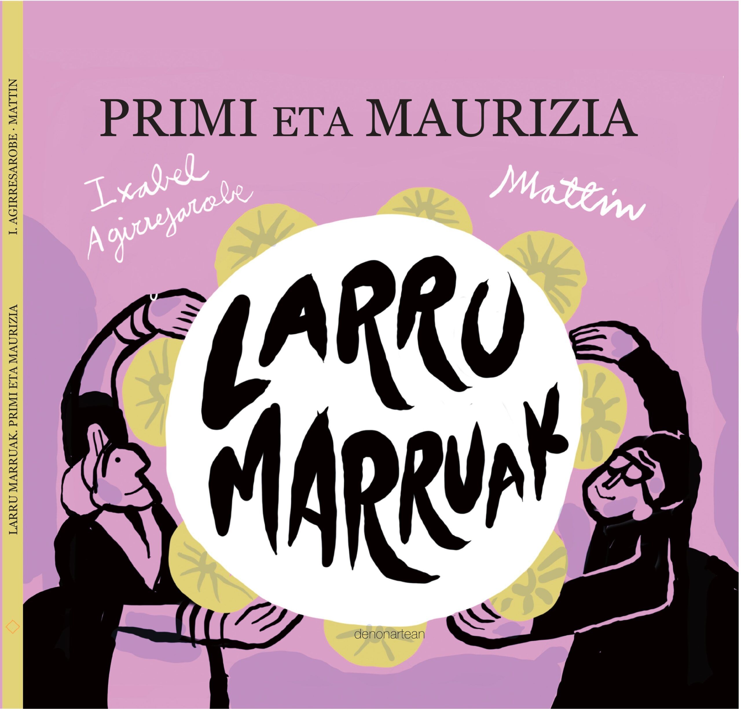 'Larru marruak' liburuaren azala. DENONARTEAN