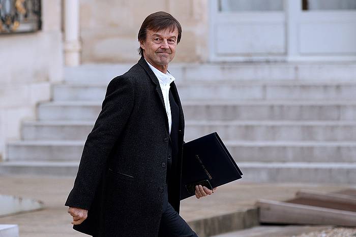 Nicolas Hulot, artxiboko irudi batean. YOAN VALAT, EFE