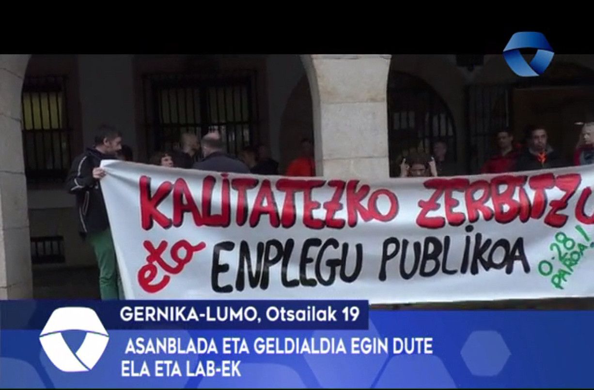 Bizkaiko Lea-Artibai eta Busturialdea eskualdetako gaur-gaurko gaien berri ematen du Oizmendi telebistak. BERRIA.