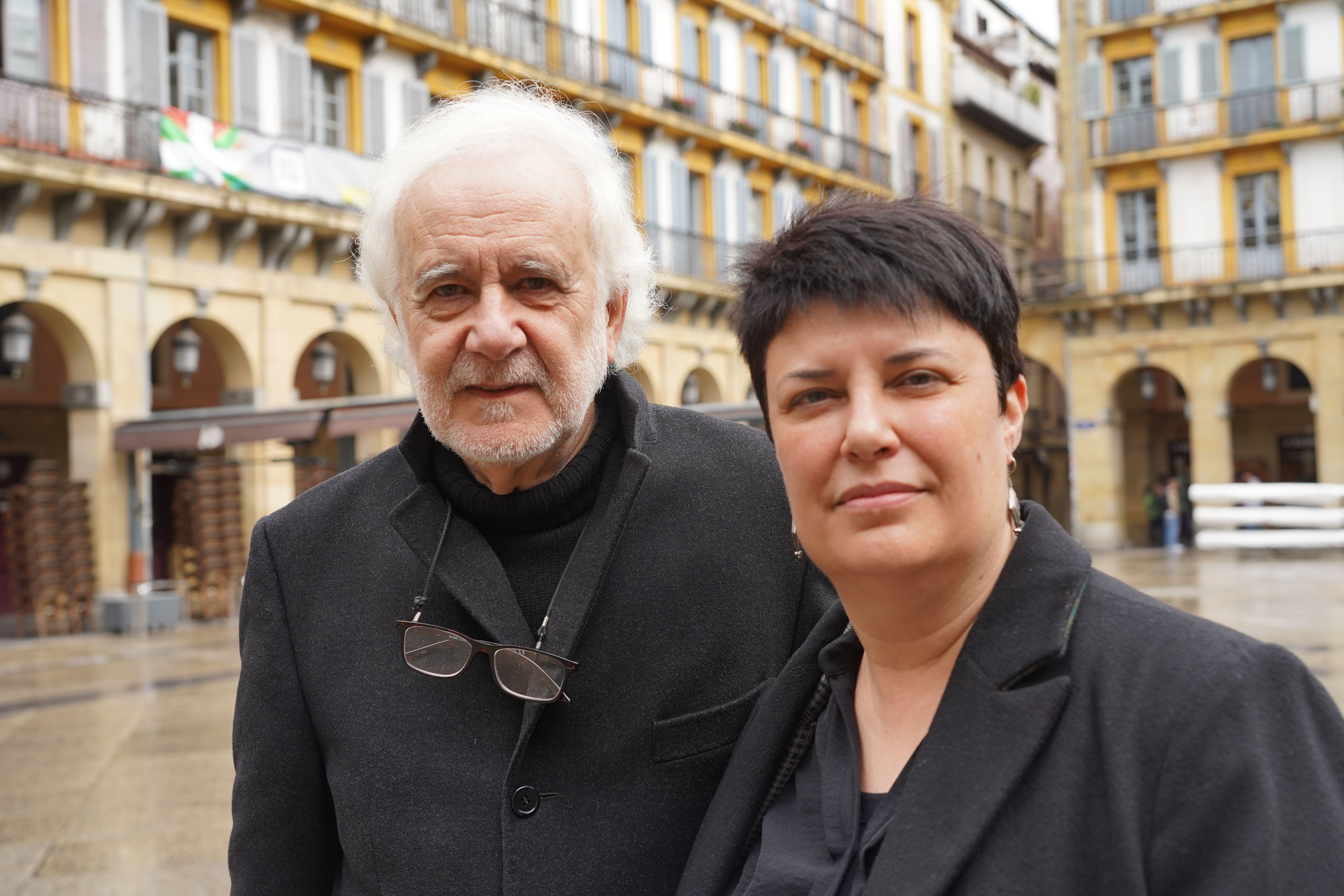 Ramon Andres eta Castillo Suarez, Donostian. JON URBE / FOKU