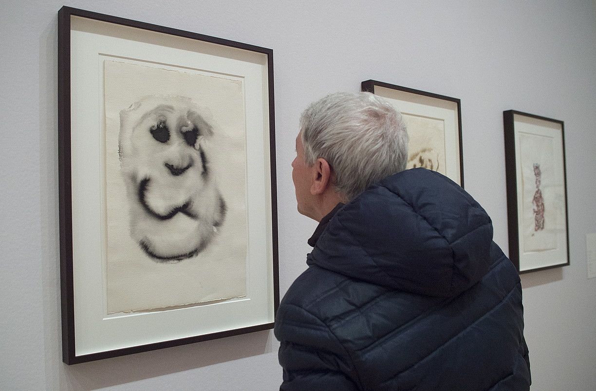 Henri Michauxen lanetako batzuk. MARISOL RAMIREZ / FOKU.