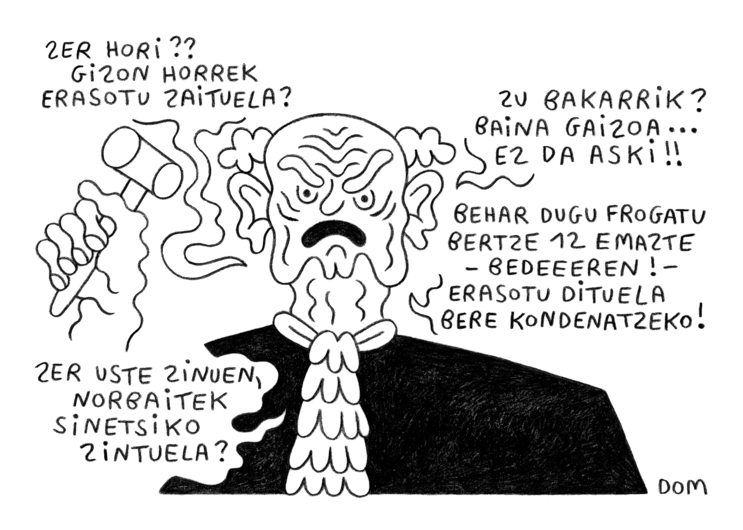 Justizia - DOMen Marrazkiritzia