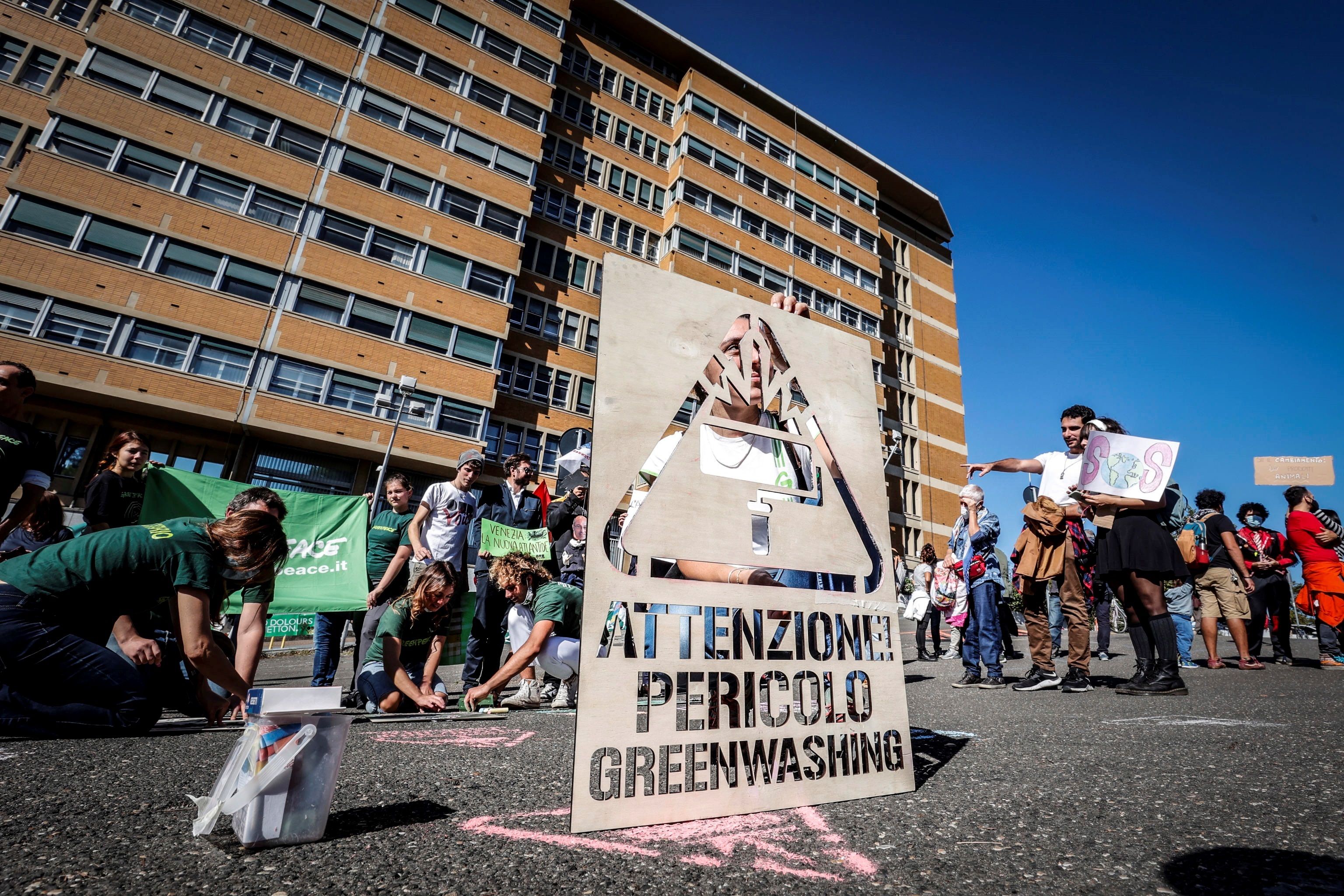 ITALY ENVIRONMENTAL POLITICS PROTEST