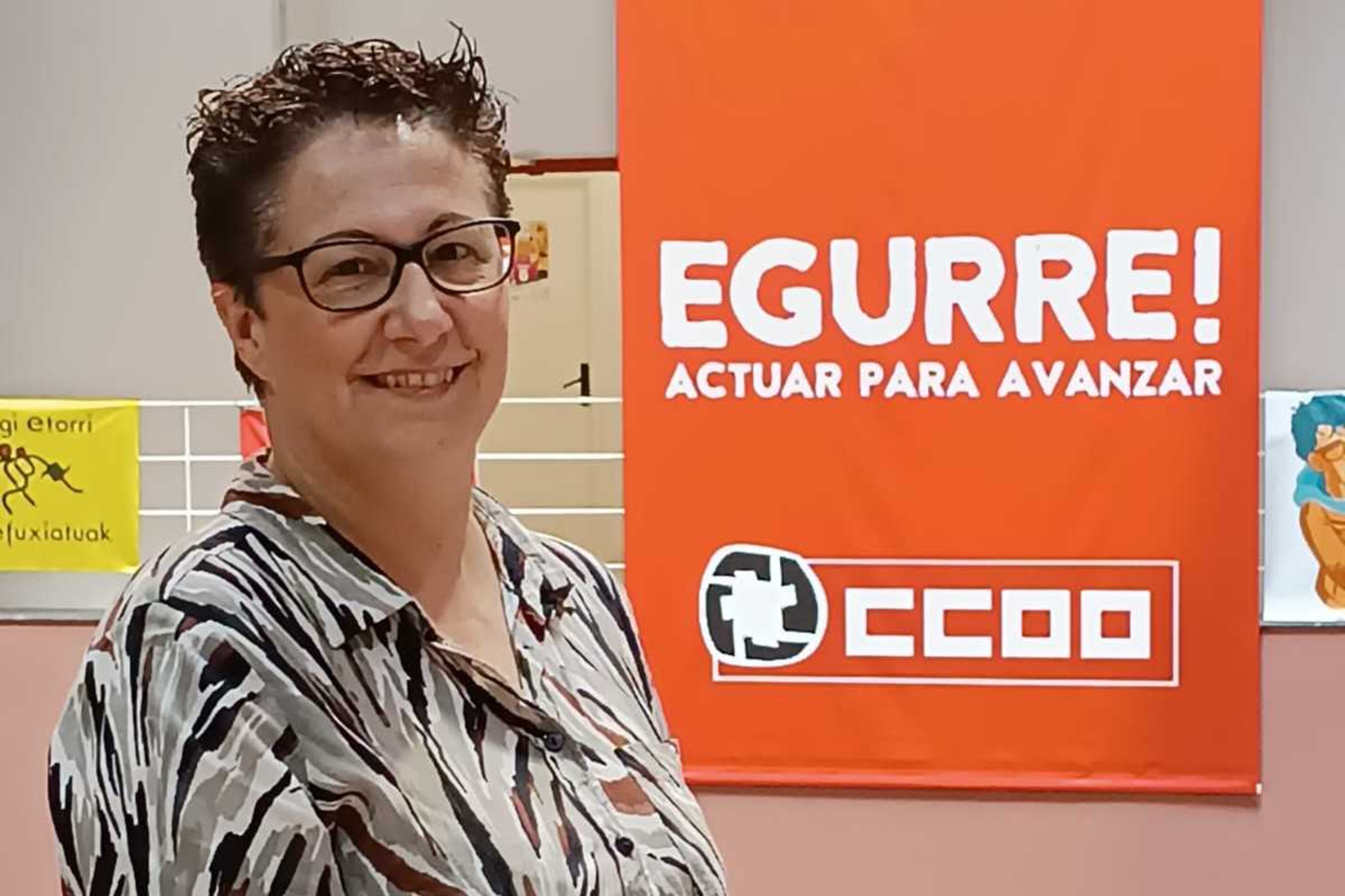 Susana Garcia Bravo CCOO-ko arduraduna