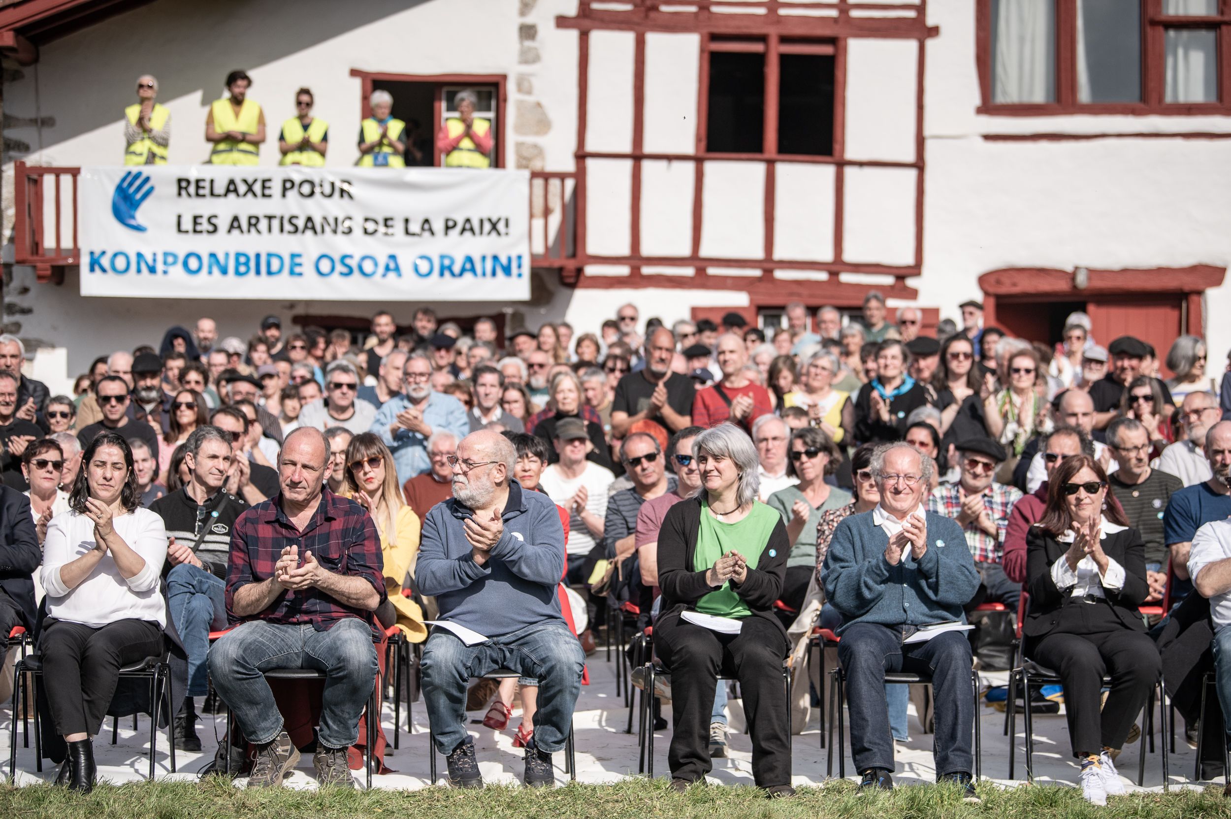 (ID_13707535) (Patxi Beltzaiz/EZEZAGUNA) 2024-03-16, Luhuso.  Bakegilearen prentsaurrekoa Beatrice Molle-Haran eta Txetx epaitzeko