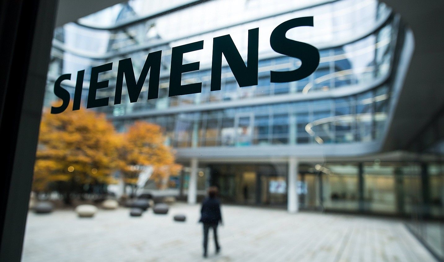 Siemensen egoitza nagusia, Munichen, artxiboko irudian. UKAS BARTH / EFE.