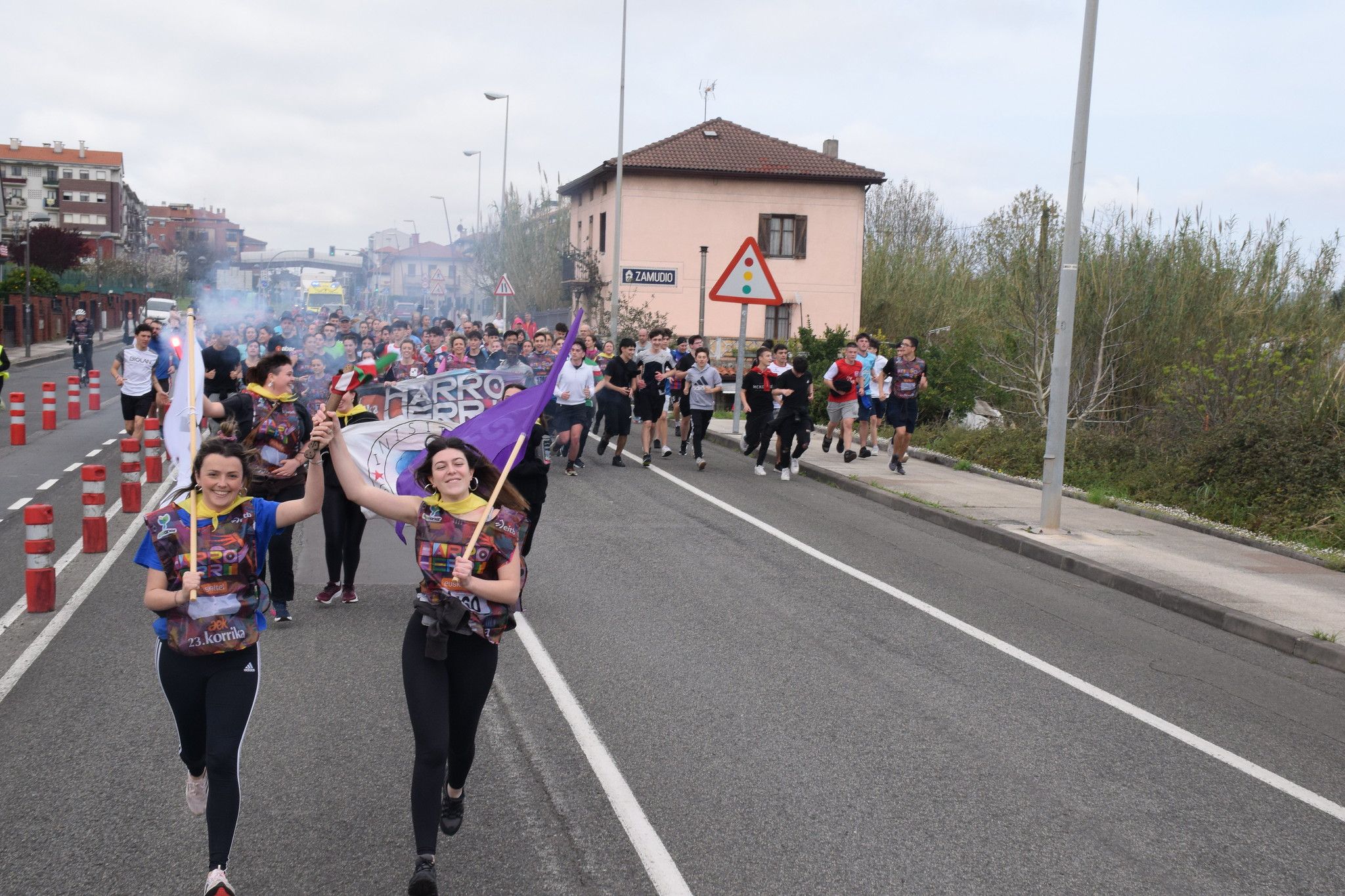 Korrika Zamudion ere izan da. AEK