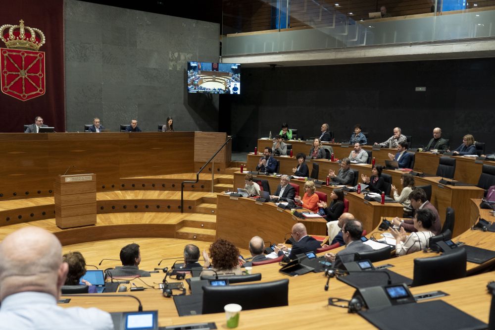 Nafarroako Parlamentua, artxiboko irudi batean. IÑIGO URIZ / FOKU