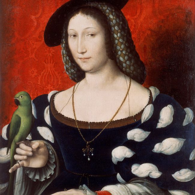 Jean Clouet (Attributed) Portrait of Marguerite of Navarre Google Art Project