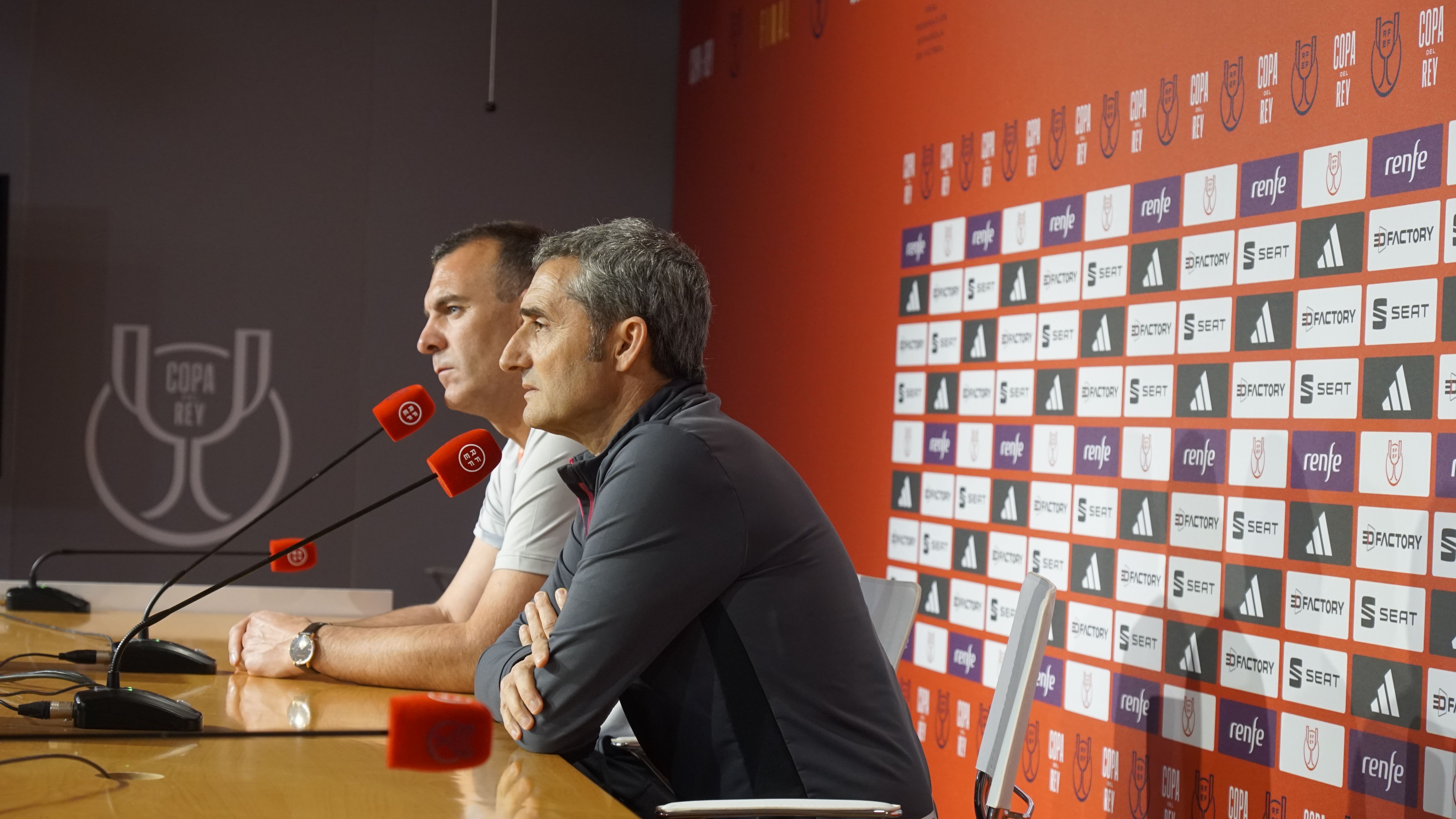 Ernesto Valverde Athleticeko entrenatzailea prentsaurrekoan. OLI ARTOLA