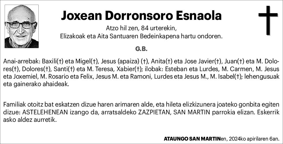 Joxean Dorronsoro Esnaola 3x2