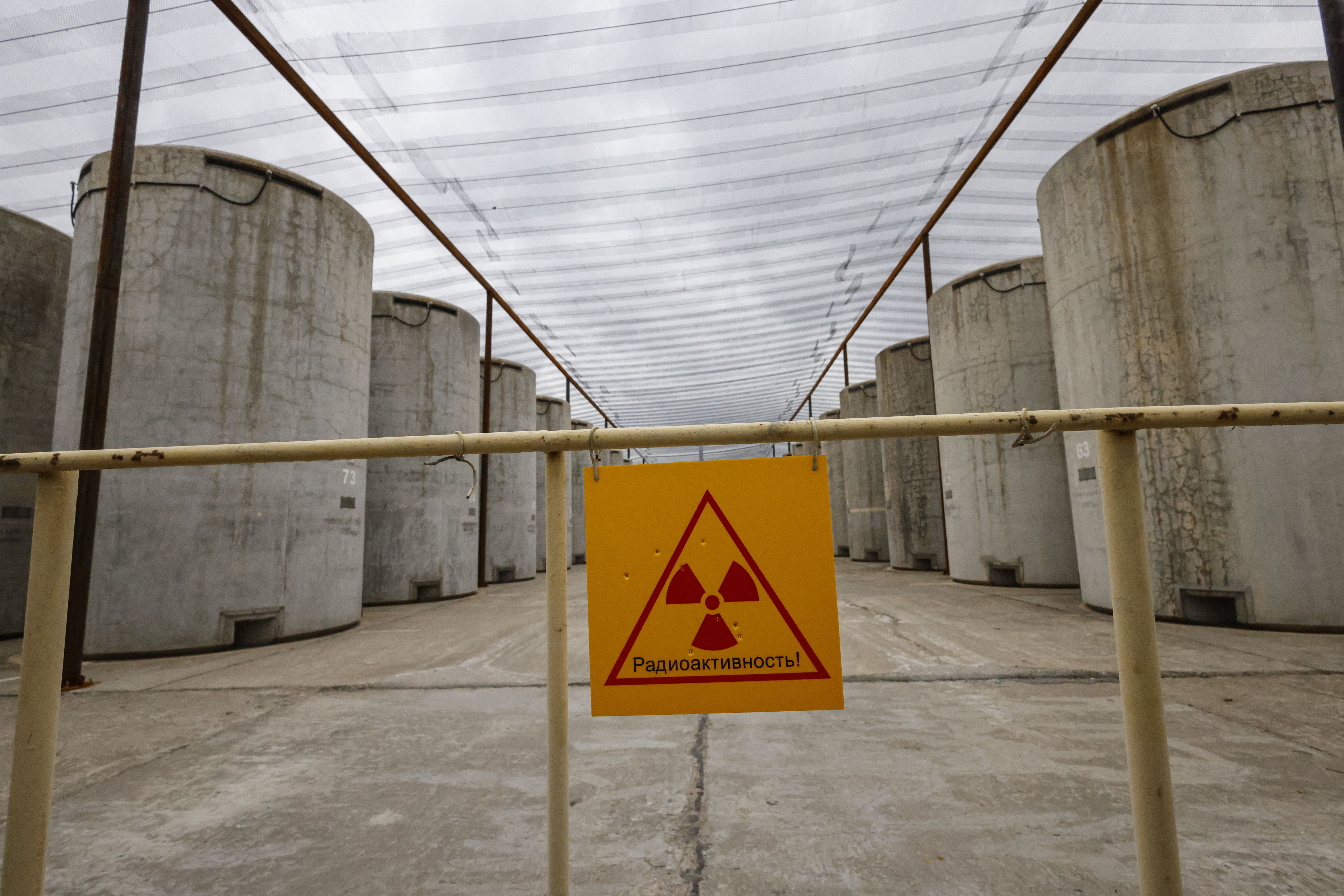 Zaporizhiako zentral nuklearrari iazko martxoan egindako argazki bat. SERGEI ILNITSKI / EFE
