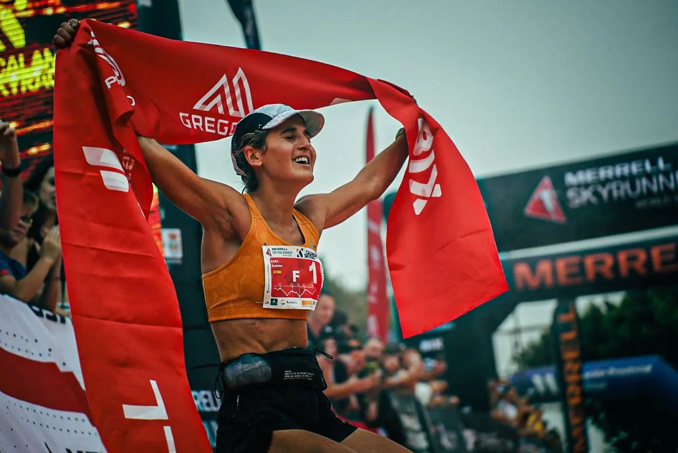 Sara Alonso garaile 2024ko Calamorro Skyrace proban