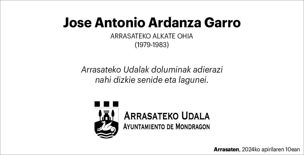 Jose Antonio Ardanza 3x2