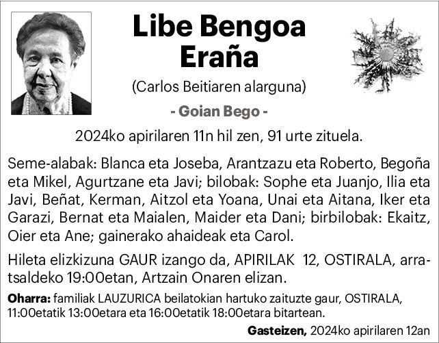 LIBE BENGOA ERANA 2X2