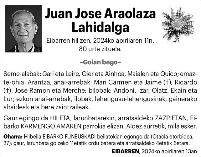 Juan Jose Araolaza 2x2
