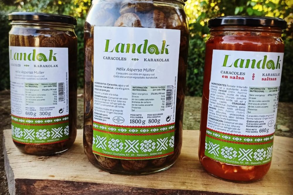 Barraskiloak, ontziratuta. LANDAK Barraskiloak, ontziratuta. LANDAK